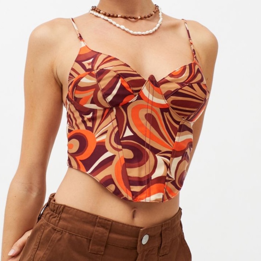 UO karissa bustier top
